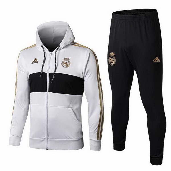 Chandal Real Madrid 2019/20 Blanco Amarillo Negro